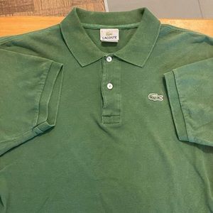 Green Lacoste Polo Size 6